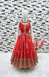 OC 159 Girls Wear Designer Gown With Dupatta Kids Wholesale Market In Surat